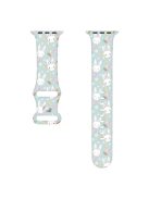 For Apple Watch 10 46mm / Ultra 2 / Ultra 49mm / 9 8 7 45mm / SE (2023) SE (2022) SE 6 5 4 44mm / 3 2 1 42mm Pattern Silicone Watch Band - Easter Pattern 3