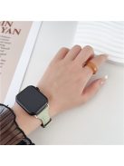 For Apple Watch 10 46mm / Ultra 2 / Ultra 49mm / 9 8 7 45mm / SE (2023) SE (2022) SE 6 5 4 44mm / 3 2 1 42mm PU Leather Wrist Strap - Black