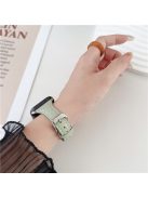 For Apple Watch 10 46mm / Ultra 2 / Ultra 49mm / 9 8 7 45mm / SE (2023) SE (2022) SE 6 5 4 44mm / 3 2 1 42mm PU Leather Wrist Strap - Dark Grey