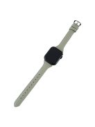 For Apple Watch 10 46mm / Ultra 2 / Ultra 49mm / 9 8 7 45mm / SE (2023) SE (2022) SE 6 5 4 44mm / 3 2 1 42mm PU Leather Wrist Strap - Light Green