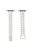 For Apple Watch 10 46mm / Ultra 2 / Ultra 49mm / 9 8 7 45mm / SE (2023) SE (2022) SE 6 5 4 44mm / 3 2 1 42mm PU Leather Wrist Straps - White