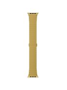 For Apple Watch 10 46mm / Ultra 2 / Ultra 49mm / 9 8 7 45mm / SE (2023) SE (2022) SE 6 5 4 44mm / 3 2 1 42mm Replacement 1-Bead Alloy Watch Band - Gold