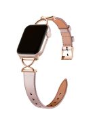 For Apple Watch 10 46mm / Ultra 2 / Ultra 49mm / 9 8 7 45mm / SE (2023) SE (2022) SE 6 5 4 44mm / 3 2 1 42mm Replacement Strap (Electroplated Buckle) - Pink