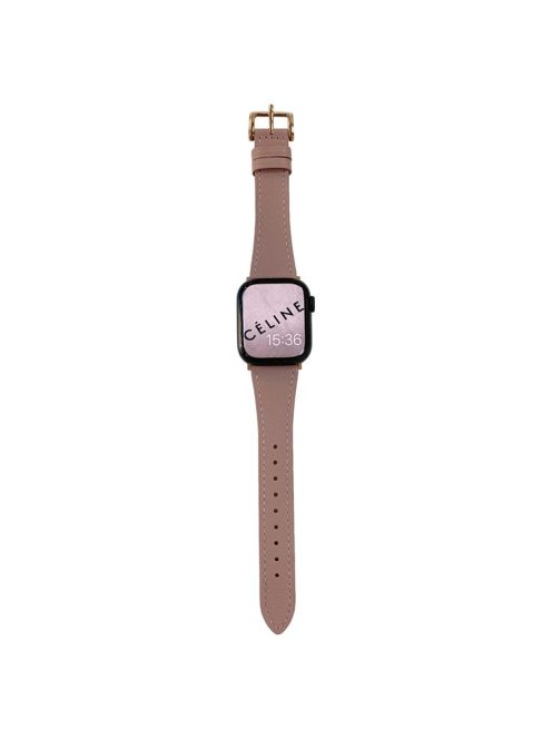 For Apple Watch 10 46mm / Ultra 2 / Ultra 49mm / 9 8 7 45mm / SE (2023) SE (2022) SE 6 5 4 44mm / 3 2 1 42mm Replacement Strap - Lotus Pink