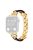 For Apple Watch 10 46mm / Ultra 2 / Ultra 49mm / 9 8 7 45mm / SE (2023) SE (2022) SE 6 5 4 44mm / 3 2 1 42mm Resin Band Strap - Gold+Black