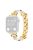 For Apple Watch 10 46mm / Ultra 2 / Ultra 49mm / 9 8 7 45mm / SE (2023) SE (2022) SE 6 5 4 44mm / 3 2 1 42mm Resin Band Strap - Gold+White