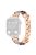 For Apple Watch 10 46mm / Ultra 2 / Ultra 49mm / 9 8 7 45mm / SE (2023) SE (2022) SE 6 5 4 44mm / 3 2 1 42mm Resin Band Strap - Rose Gold+Black