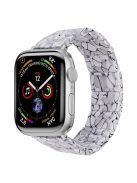 For Apple Watch 10 46mm / Ultra 2 / Ultra 49mm / 9 8 7 45mm / SE (2023) SE (2022) SE 6 5 4 44mm / 3 2 1 42mm Resin Blocks Strap - Crack