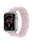 For Apple Watch 10 46mm / Ultra 2 / Ultra 49mm / 9 8 7 45mm / SE (2023) SE (2022) SE 6 5 4 44mm / 3 2 1 42mm Resin Blocks Strap - Pink Mix