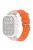 For Apple Watch 10 46mm / Ultra 2 / Ultra 49mm / 9 8 7 45mm / SE (2023) SE (2022) SE 6 5 4 44mm / 3 2 1 42mm Rhinestone Watch Band - Orange