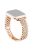 For Apple Watch 10 46mm / Ultra 2 / Ultra 49mm / 9 8 7 45mm / SE (2023) SE (2022) SE 6 5 4 44mm / 3 2 1 42mm Rhinestones Decor Zinc Alloy Wrist Strap - Rose Gold