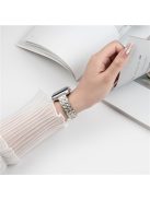 For Apple Watch 10 46mm / Ultra 2 / Ultra 49mm / 9 8 7 45mm / SE (2023) SE (2022) SE 6 5 4 44mm / 3 2 1 42mm Rhombus Zinc Alloy Strap - Starlight