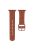 For Apple Watch 10 46mm / Ultra 2 / Ultra 49mm / 9 8 7 45mm / SE (2023) SE (2022) SE 6 5 4 44mm / 3 2 1 42mm Rose Silicone Band - Brown