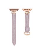 For Apple Watch 10 46mm / Ultra 2 / Ultra 49mm / 9 8 7 45mm / SE (2023) SE (2022) SE 6 5 4 44mm / 3 2 1 42mm Sheepskin Adjustable Watch Strap - Purple