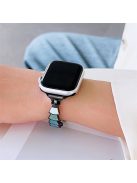 For Apple Watch 10 46mm / Ultra 2 / Ultra 49mm / 9 8 7 45mm / SE (2023) SE (2022) SE 6 5 4 44mm / 3 2 1 42mm Shell Metal Watch Band - Black+Blue