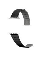 For Apple Watch 10 46mm / Ultra 2 / Ultra 49mm / 9 8 7 45mm / SE (2023) SE (2022) SE 6 5 4 44mm / 3 2 1 42mm Silicone Magnetic Band Strap - Black / Grey