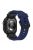 For Apple Watch 10 46mm / Ultra 2 / Ultra 49mm / 9 8 7 45mm / SE (2023) SE (2022) SE 6 5 4 44mm / 3 2 1 42mm Silicone Strap - Black+Blue