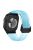 For Apple Watch 10 46mm / Ultra 2 / Ultra 49mm / 9 8 7 45mm / SE (2023) SE (2022) SE 6 5 4 44mm / 3 2 1 42mm Silicone Strap - Black+Transparent Blue