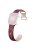 For Apple Watch 10 46mm / Ultra 2 / Ultra 49mm / 9 8 7 45mm / SE (2023) SE (2022) SE 6 5 4 44mm / 3 2 1 42mm Silicone Strap - Wine Red+Pink