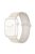 For Apple Watch 10 46mm / Ultra 2 / Ultra 49mm / 9 8 7 45mm / SE (2023) SE (2022) SE 6 5 4 44mm / 3 2 1 42mm Silicone Strap Magnetic - Antique White / Starlight