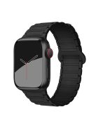 For Apple Watch 10 46mm / Ultra 2 / Ultra 49mm / 9 8 7 45mm / SE (2023) SE (2022) SE 6 5 4 44mm / 3 2 1 42mm Silicone Strap Magnetic - Black