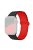 For Apple Watch 10 46mm / Ultra 2 / Ultra 49mm / 9 8 7 45mm / SE (2023) SE (2022) SE 6 5 4 44mm / 3 2 1 42mm Silicone Strap Magnetic - Black / Red