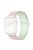 For Apple Watch 10 46mm / Ultra 2 / Ultra 49mm / 9 8 7 45mm / SE (2023) SE (2022) SE 6 5 4 44mm / 3 2 1 42mm Silicone Strap Magnetic - Oxford Pink / Soft Mint