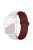 For Apple Watch 10 46mm / Ultra 2 / Ultra 49mm / 9 8 7 45mm / SE (2023) SE (2022) SE 6 5 4 44mm / 3 2 1 42mm Silicone Strap Magnetic - Starlight / Wine Red