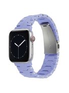 For Apple Watch 10 46mm / Ultra 2 / Ultra 49mm / 9 8 7 45mm / SE (2023) SE (2022) SE 6 5 4 44mm / 3 2 1 42mm Silicone Watch Band  - Light Purple