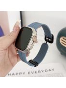 For Apple Watch 10 46mm / Ultra 2 / Ultra 49mm / 9 8 7 45mm / SE (2023) SE (2022) SE 6 5 4 44mm / 3 2 1 42mm Silicone Watch Band - Blue