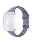 For Apple Watch 10 46mm / Ultra 2 / Ultra 49mm / 9 8 7 45mm / SE (2023) SE (2022) SE 6 5 4 44mm / 3 2 1 42mm Silicone Watch Band - Blue Grey