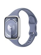 For Apple Watch 10 46mm / Ultra 2 / Ultra 49mm / 9 8 7 45mm / SE (2023) SE (2022) SE 6 5 4 44mm / 3 2 1 42mm Silicone Watch Band - Blue Grey