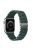 For Apple Watch 10 46mm / Ultra 2 / Ultra 49mm / 9 8 7 45mm / SE (2023) SE (2022) SE 6 5 4 44mm / 3 2 1 42mm Silicone Watch Band - Dark Green