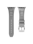 For Apple Watch 10 46mm / Ultra 2 / Ultra 49mm / 9 8 7 45mm / SE (2023) SE (2022) SE 6 5 4 44mm / 3 2 1 42mm Silicone Watch Band - Grey