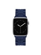 For Apple Watch 10 46mm / Ultra 2 / Ultra 49mm / 9 8 7 45mm / SE (2023) SE (2022) SE 6 5 4 44mm / 3 2 1 42mm Silicone Watch Band - Midnight Blue