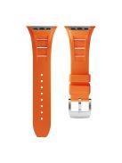 For Apple Watch 10 46mm / Ultra 2 / Ultra 49mm / 9 8 7 45mm / SE (2023) SE (2022) SE 6 5 4 44mm / 3 2 1 42mm Silicone Watch Band - Orange