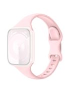 For Apple Watch 10 46mm / Ultra 2 / Ultra 49mm / 9 8 7 45mm / SE (2023) SE (2022) SE 6 5 4 44mm / 3 2 1 42mm Silicone Watch Band - Pink