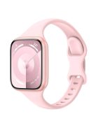 For Apple Watch 10 46mm / Ultra 2 / Ultra 49mm / 9 8 7 45mm / SE (2023) SE (2022) SE 6 5 4 44mm / 3 2 1 42mm Silicone Watch Band - Pink