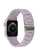 For Apple Watch 10 46mm / Ultra 2 / Ultra 49mm / 9 8 7 45mm / SE (2023) SE (2022) SE 6 5 4 44mm / 3 2 1 42mm Silicone Watch Band - Purple