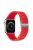 For Apple Watch 10 46mm / Ultra 2 / Ultra 49mm / 9 8 7 45mm / SE (2023) SE (2022) SE 6 5 4 44mm / 3 2 1 42mm Silicone Watch Band - Red