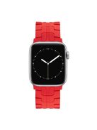 For Apple Watch 10 46mm / Ultra 2 / Ultra 49mm / 9 8 7 45mm / SE (2023) SE (2022) SE 6 5 4 44mm / 3 2 1 42mm Silicone Watch Band - Red