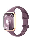 For Apple Watch 10 46mm / Ultra 2 / Ultra 49mm / 9 8 7 45mm / SE (2023) SE (2022) SE 6 5 4 44mm / 3 2 1 42mm Silicone Watch Band - Smoky Purple