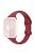 For Apple Watch 10 46mm / Ultra 2 / Ultra 49mm / 9 8 7 45mm / SE (2023) SE (2022) SE 6 5 4 44mm / 3 2 1 42mm Silicone Watch Band - Wine Red