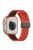 For Apple Watch 10 46mm / Ultra 2 / Ultra 49mm / 9 8 7 45mm / SE (2023) SE (2022) SE 6 5 4 44mm / 3 2 1 42mm Silicone Watch Band Dual Color - Red+Black