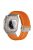 For Apple Watch 10 46mm / Ultra 2 / Ultra 49mm / 9 8 7 45mm / SE (2023) SE (2022) SE 6 5 4 44mm / 3 2 1 42mm Silicone Watch Band with Buckle - Orange