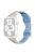 For Apple Watch 10 46mm / Ultra 2 / Ultra 49mm / 9 8 7 45mm / SE (2023) SE (2022) SE 6 5 4 44mm / 3 2 1 42mm Silicone Watch Strap - Antique White+Blue