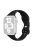 For Apple Watch 10 46mm / Ultra 2 / Ultra 49mm / 9 8 7 45mm / SE (2023) SE (2022) SE 6 5 4 44mm / 3 2 1 42mm Silicone Watch Strap - Black