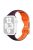 For Apple Watch 10 46mm / Ultra 2 / Ultra 49mm / 9 8 7 45mm / SE (2023) SE (2022) SE 6 5 4 44mm / 3 2 1 42mm Silicone Watch Strap - Dark Purple+Orange