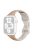 For Apple Watch 10 46mm / Ultra 2 / Ultra 49mm / 9 8 7 45mm / SE (2023) SE (2022) SE 6 5 4 44mm / 3 2 1 42mm Silicone Watch Strap - Milk Tea+Rock White