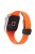 For Apple Watch 10 46mm / Ultra 2 / Ultra 49mm / 9 8 7 45mm / SE (2023) SE (2022) SE 6 5 4 44mm / 3 2 1 42mm Silicone Watch Strap - Orange